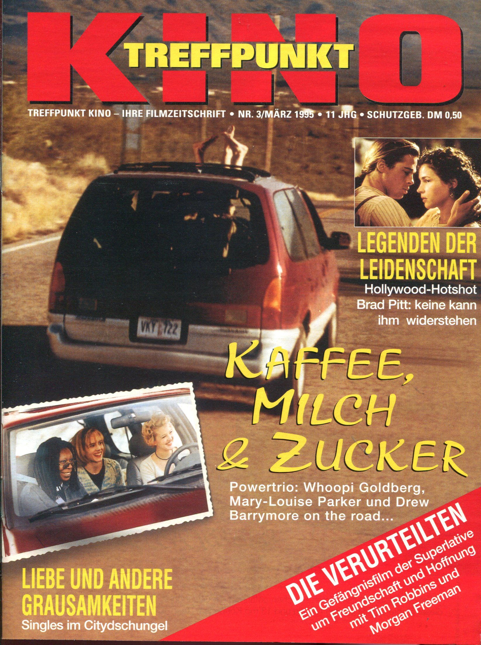 TREFFPUNKT KINO magazine side cover Issue  3  March 1995